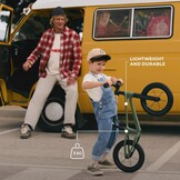 Kinderkraft ETER Loopfiets Kinderen 35 kg - Gele Staal Frame