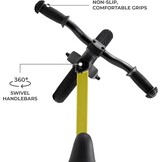 Kinderkraft ETER Loopfiets Kinderen 35 kg - Gele Staal Frame