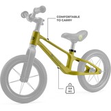 Kinderkraft ETER Loopfiets Kinderen 35 kg - Gele Staal Frame