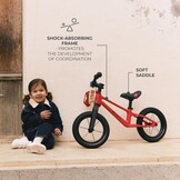 Kinderkraft ETER Loopfiets Kinderen 35 kg - Gele Staal Frame