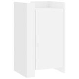 vidaXL Dressoir Wit Bewerkt Hout - 45x35x75 cm - 54% Korting
