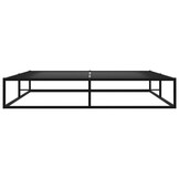 VidaXL Bedframe Metaal Zwart 180x200 cm | 30% Korting