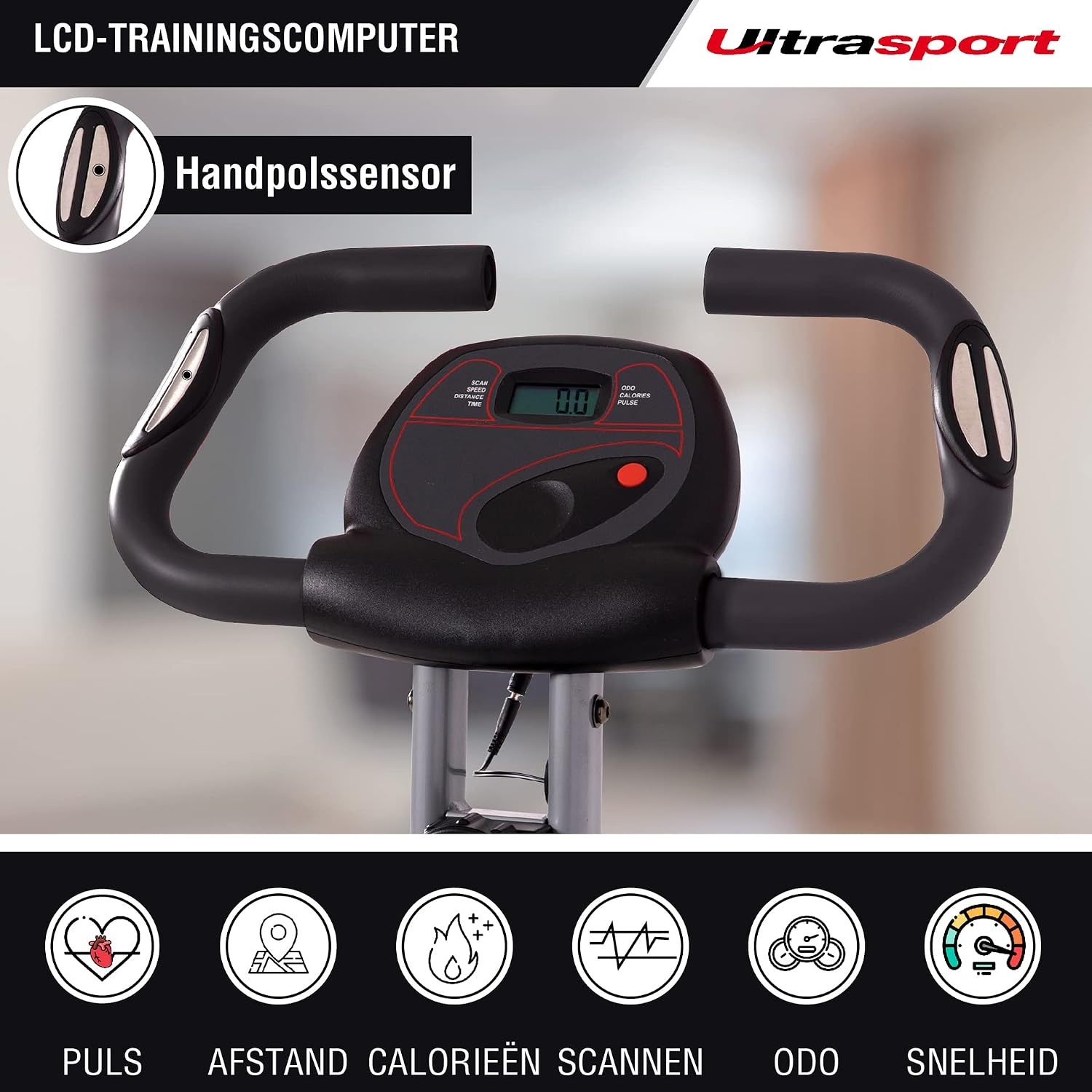 Opvouwbare Hometrainer Ultrasport F-Bike Pro - 35% Korting