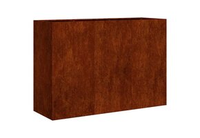 Roestige Cortenstaal Plantenbak 120x40x80 cm - 30% Korting
