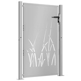 VidaXL Cortenstaal Poort met Grasontwerp - 105x130 cm - 54% Korting