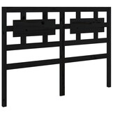 Hoofdbord Massief Grenenhout Zwart (59% Korting)