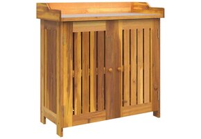 VidaXL Tuinkast Bruin - Opbergkast met Deur - 78x36.5x78cm - 35% Korting