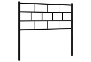 vidaXL Hoofdbord Metaal Zwart 107 cm - 55% Korting
