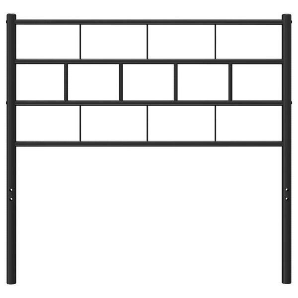 vidaXL Hoofdbord Metaal Zwart 107 cm - 55% Korting