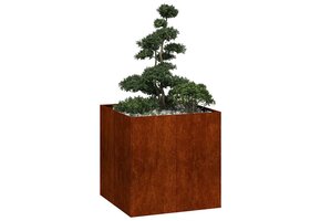 Plantenbak Cortenstaal 80x80x80 cm - Weervast Staal met 34% Korting