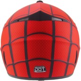 Motorcrosshelm, DOT Fullface helm, Spiderman-stijl, motorcross, fietshelm, offroad, crosshelm, met veiligheidsbril, uniseks, jeugd en kinderen