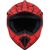 Motorcrosshelm, DOT Fullface helm, Spiderman-stijl, motorcross, fietshelm, offroad, crosshelm, met veiligheidsbril, uniseks, jeugd en kinderen