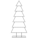 Moderne Metalen Kerstboom 180cm - Zwart - 34% Korting