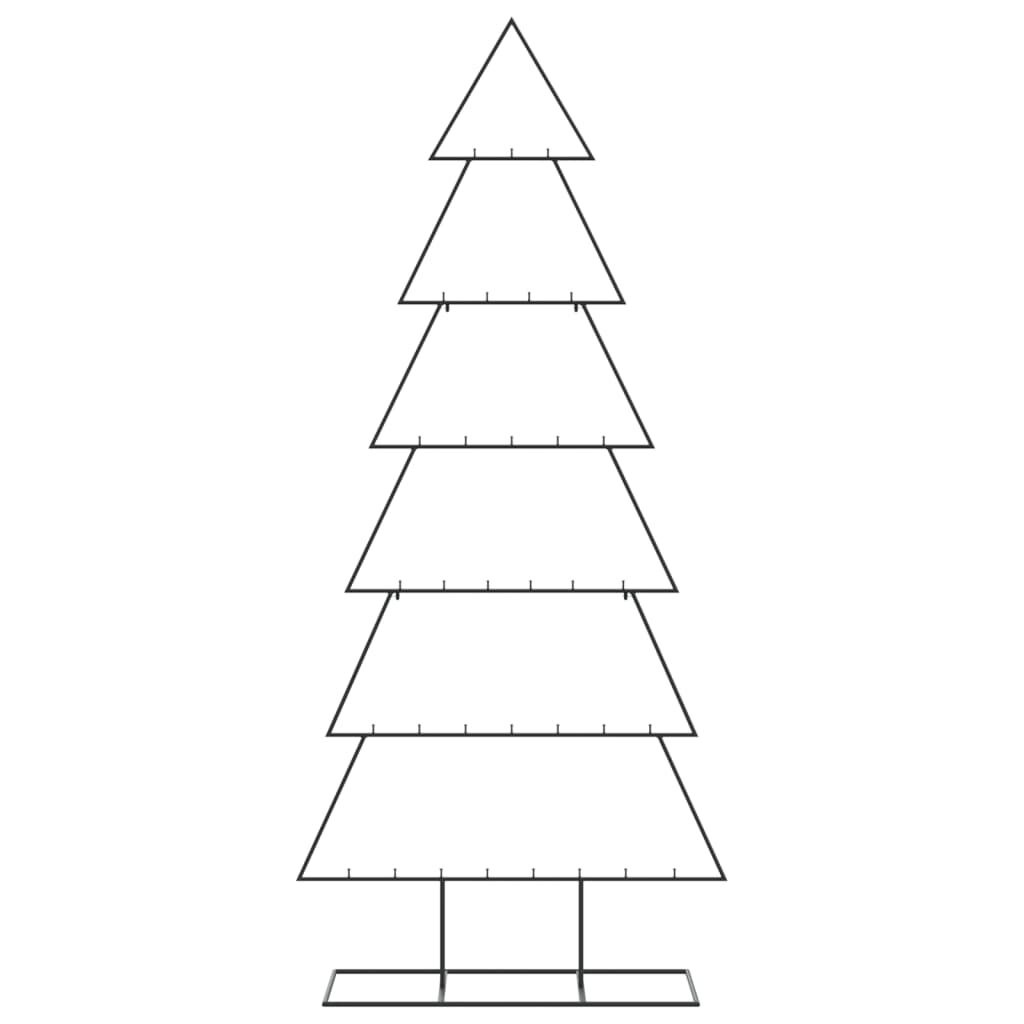 Moderne Metalen Kerstboom 180cm - Zwart - 34% Korting