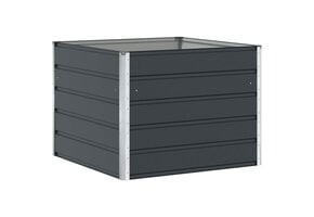 vidaXL Stalen Plantenbak Antraciet (100x100x75cm) - 34% Korting