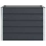 vidaXL Plantenbak Antraciet 100 x 100 x 75 cm Staal