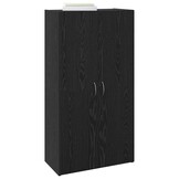 vidaXL Kantoorkast Zwart eiken 60 x 32 x 115 cm Bewerkt hout