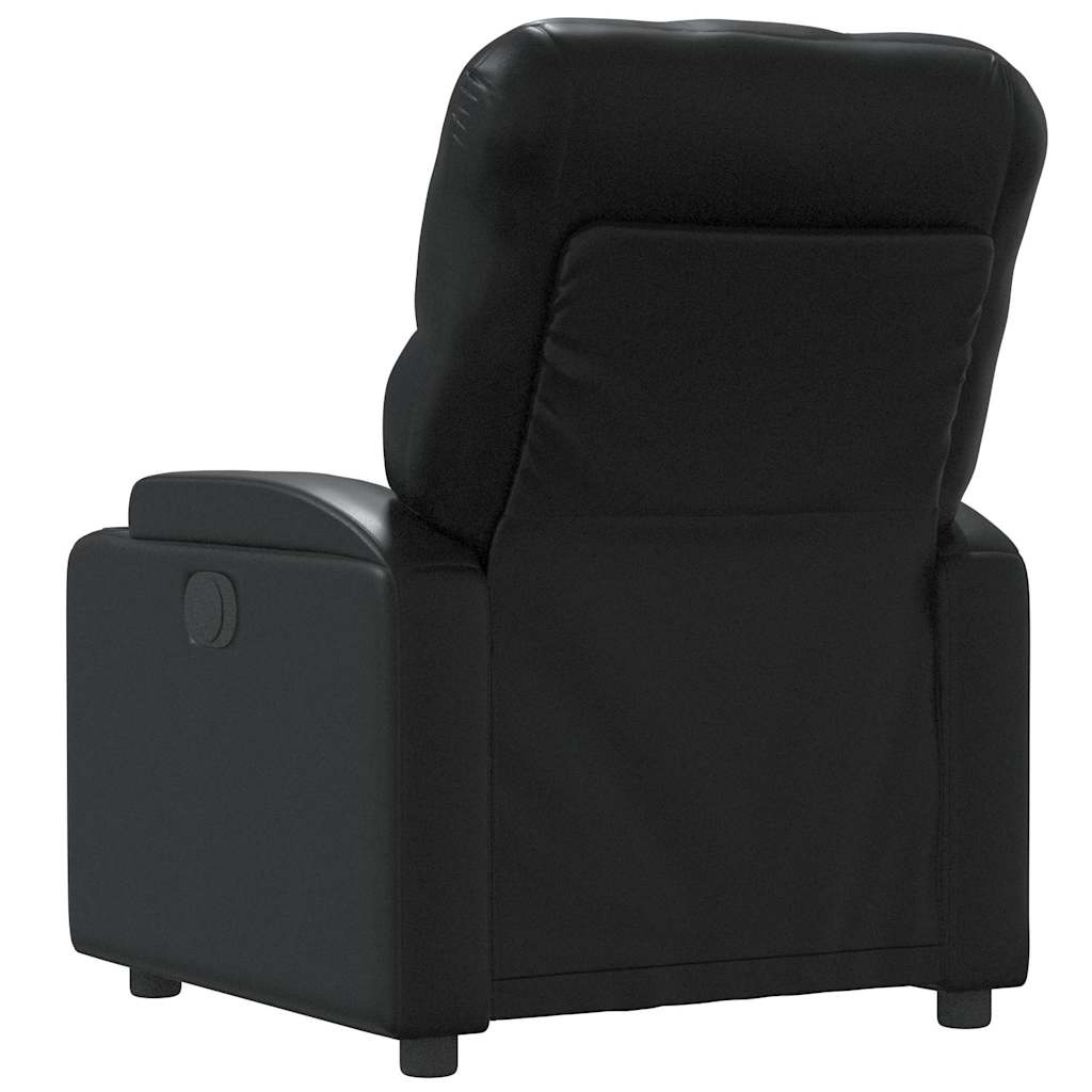 Verstelbare Fauteuil Kunstleer Zwart - 35% Korting