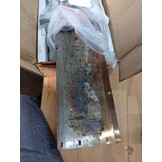 vidaXL Barbecueplaat 118x42x30,5 cm roestvrij staal zilverkleurig
