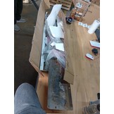vidaXL Barbecueplaat 118x42x30,5 cm roestvrij staal zilverkleurig