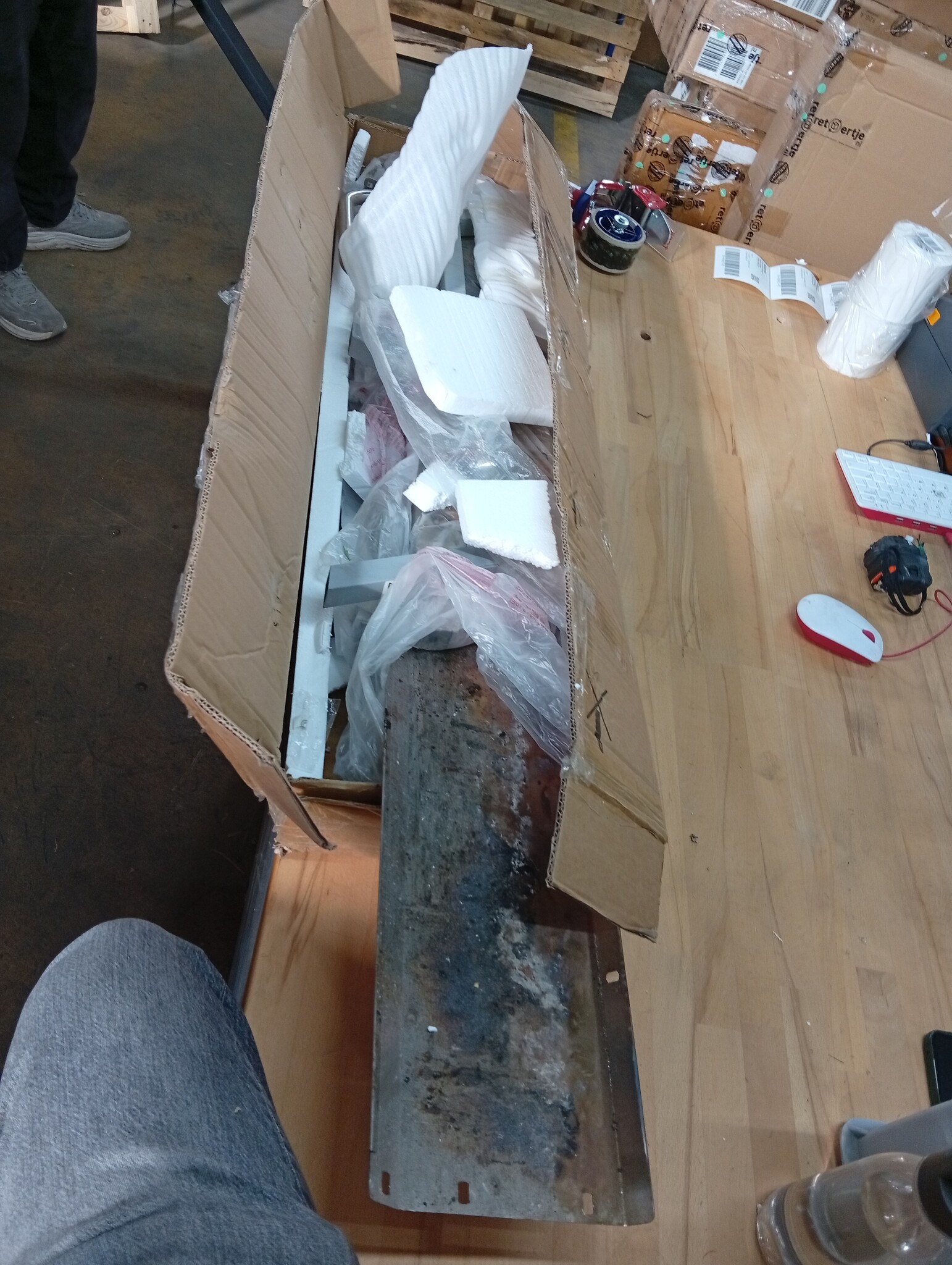 vidaXL Barbecueplaat 118x42x30,5 cm roestvrij staal zilverkleurig