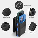 Dubbele Telefoon Heuptas (27% Korting) | Nylon Riemtas voor 2 Smartphones