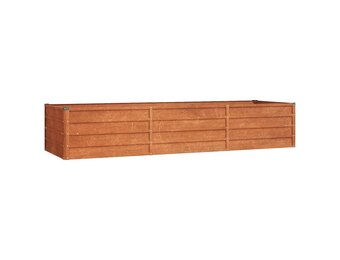 Verhoogde Plantenbak Cortenstaal 240x80x45 cm - 29% Korting