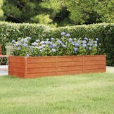 Verhoogde Plantenbak Cortenstaal 240x80x45 cm - 29% Korting