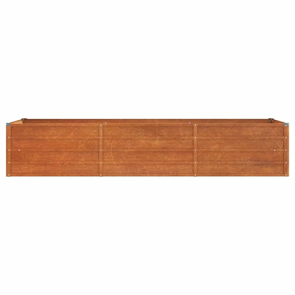 Verhoogde Plantenbak Cortenstaal 240x80x45 cm - 29% Korting