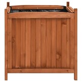 vidaXL Plantenbakken verhoogd 2 st 50x50x50 cm vurenhout