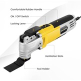 ENVENTOR Oscillating Multifunction Tool, 300W Oscillating Tools, 6 Variable Speeds 15000-22000RPM, 3° Oscillating Angle, 28 Accessories, Multi Oscillating Tool for Cutting, Sanding, Scraping, Sawing