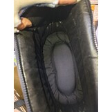 Hondendraagtas Schoudertas voor kleine honden zwart met ritssluiting 36x19x23 cm