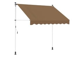 VidaXL Luifel Beige - Handmatig Uitschuifbaar - 100 cm - 34% Korting