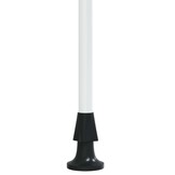 vidaXL Handmatig uitschuifbare luifel Beige 100 cm