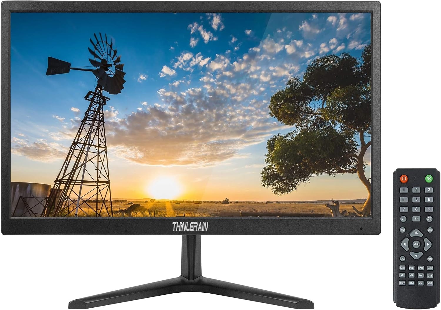 Computermonitor, 50,8 cm (20 inch), 1600 x 900, led-display, CCTV, met VGA/HDMI/AV/BNC/USB, geïntegreerde luidspreker, 5 ms responstijd, 60 Hz, VESA monteerbaar