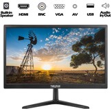 Computermonitor, 50,8 cm (20 inch), 1600 x 900, led-display, CCTV, met VGA/HDMI/AV/BNC/USB, geïntegreerde luidspreker, 5 ms responstijd, 60 Hz, VESA monteerbaar