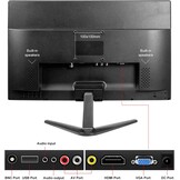 Computermonitor, 50,8 cm (20 inch), 1600 x 900, led-display, CCTV, met VGA/HDMI/AV/BNC/USB, geïntegreerde luidspreker, 5 ms responstijd, 60 Hz, VESA monteerbaar