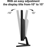 Computermonitor, 50,8 cm (20 inch), 1600 x 900, led-display, CCTV, met VGA/HDMI/AV/BNC/USB, geïntegreerde luidspreker, 5 ms responstijd, 60 Hz, VESA monteerbaar