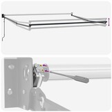 Markies Antraciet 3,5 x 2,5 m Metaal - 47% Korting