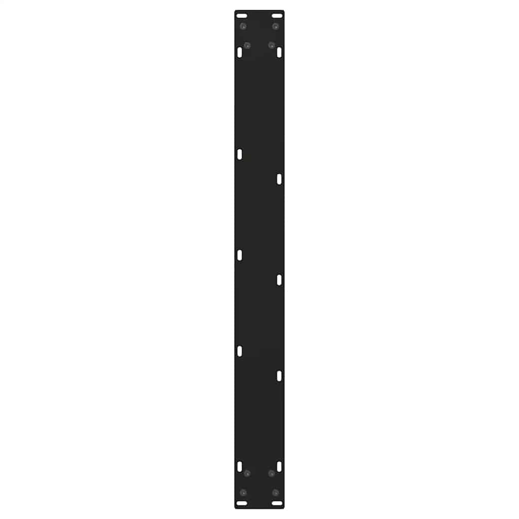 vidaXL Eettafelpoten 2 st V-vormig 70x(72-73,3) cm staal zwart