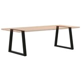 vidaXL Eettafelpoten 2 st V-vormig 70x(72-73,3) cm staal zwart