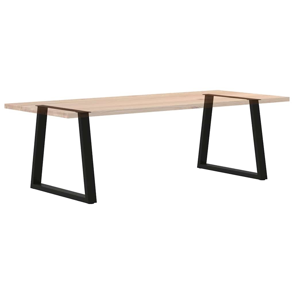 vidaXL Eettafelpoten 2 st V-vormig 70x(72-73,3) cm staal zwart