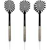 Carromco elektronisch dartbord Topaz-901 – softdartbord met 2-gaats systeem, rood-blauw, 1–8 spelers, netvoeding, softdarts – 40 spellen & 761 spelvarianten (o.a. cricket)