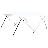 vidaXL Biminitop 4-boogs 243x(230-244)x137 cm wit