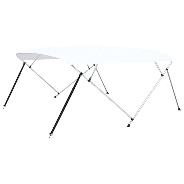 vidaXL Biminitop 4-boogs 243x(230-244)x137 cm wit