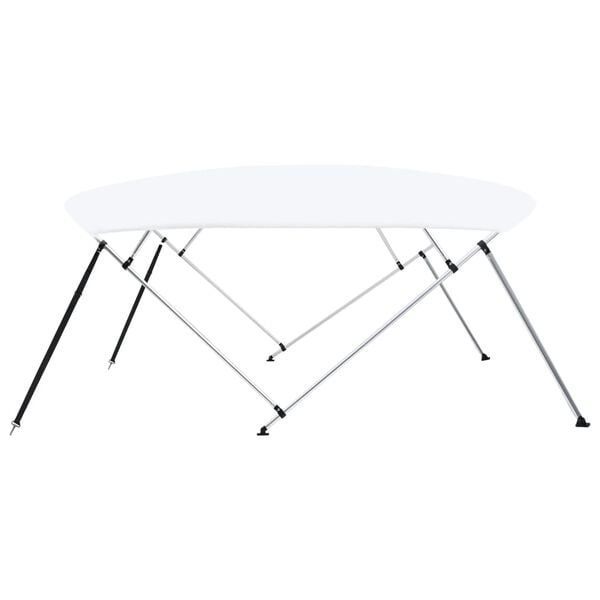 vidaXL Biminitop 4-boogs 243x(230-244)x137 cm wit