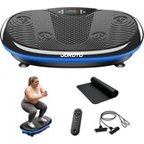 JOROTO Vibration Plate 4D Home 3 Powerful Motors Professional Full Body Training LED Light Strips up to 158 kg Quiet and Non-Slip Ideal for Home Fitness