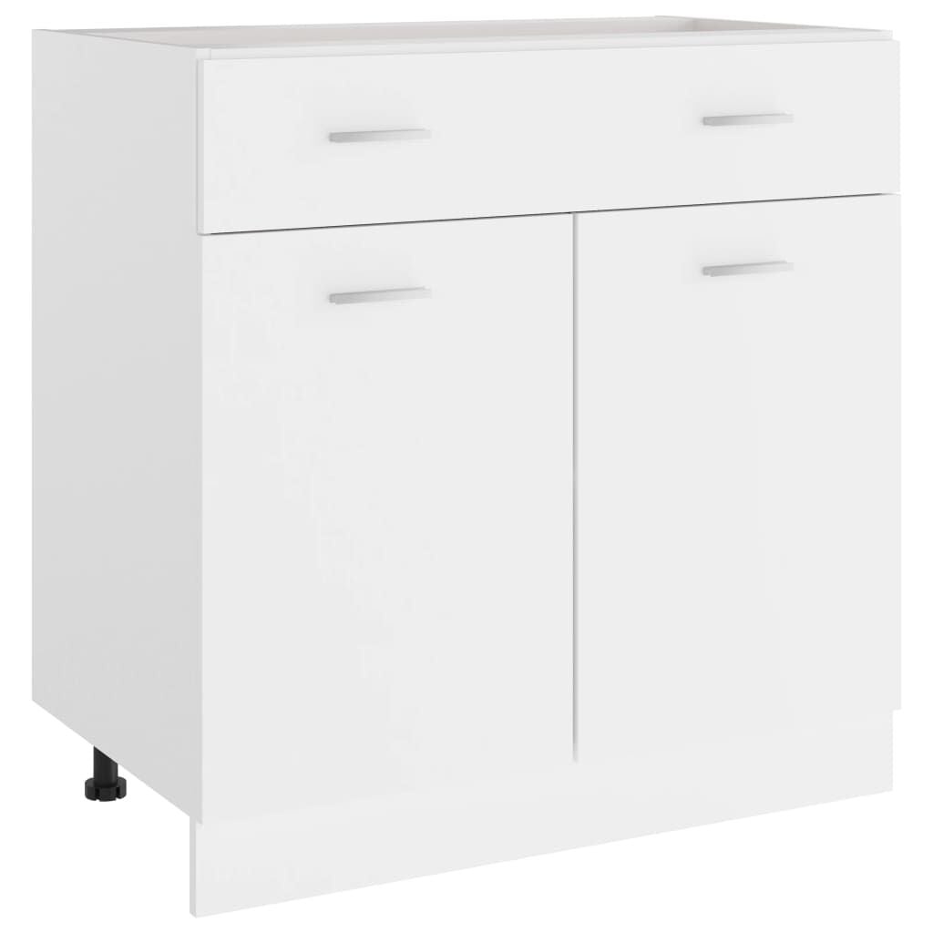 vidaXL Onderkast met Lade Lyon (Wit) - 34% Korting!