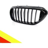 Niergrille Sport voor BMW 5 Serie G30 G31 2017-2021 528LI 530LI 540LI Glanzend Zwart Enkele Brug ABS