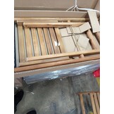 vidaXL Opklapbare stoelen, 2 stuks, zwart, massief acaciahout en polyrotan.